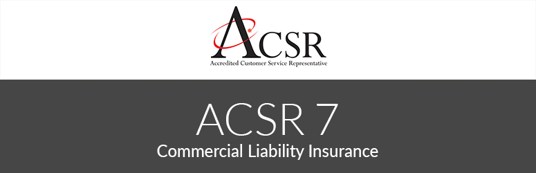 ACSR 7 Commercial Liability Insurance