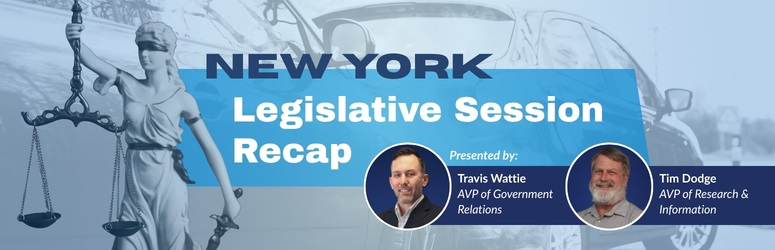 New York  Legislative Session Recap